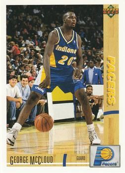 1991 Upper Deck Pacers #233 George McCloud - Standard