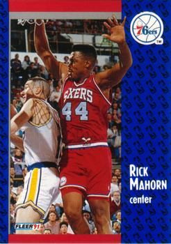 1991 FLEER #156 Rick Mahorn - Standard