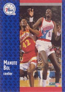 1991 FLEER #335 Manute Bol - Standard