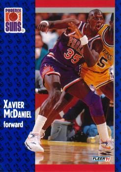 1991 FLEER #164 Xavier McDaniel - Standard