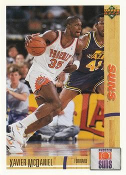 1991 Upper Deck SUNS #151 Xavier McDaniel - Standard