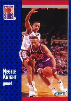 1991 FLEER #162 Negele Knight - Standard