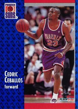 1991 FLEER #339 Cedric Ceballos - Standard