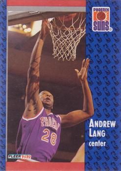 1991 FLEER #340 Andrew Lang - Standard