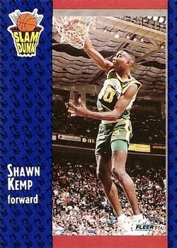 1991 FLEER #231 Shawn Kemp - Standard