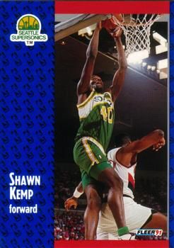 1991 FLEER #192 Shawn Kemp - Standard