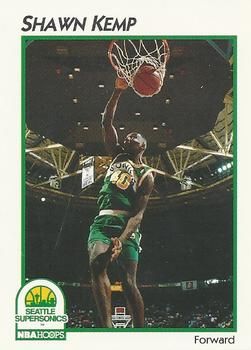 1991 NBAHoops #42 Shawn Kemp - Standard