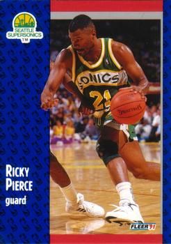 1991 FLEER #195 Ricky Pierce - Standard