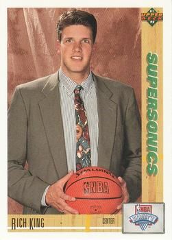 1991 Upper Deck SuperSonics #8 Rich King - Standard