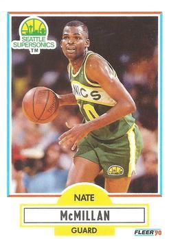 1990 FLEER #181 Nate McMillan - Standard