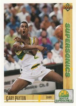 1991 Upper Deck #153 Gary Payton - Standard