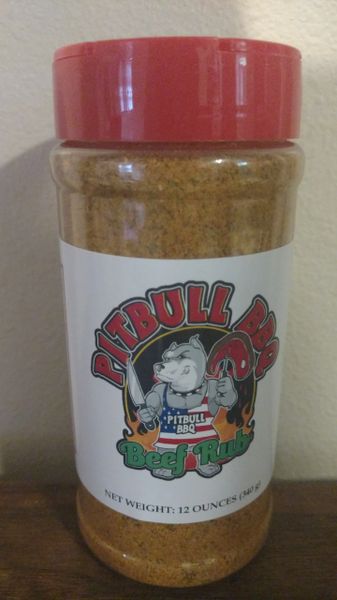 12 Ounce Pitbull BBQ Beef Rub