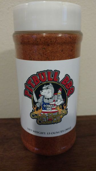 13 OZ Pitbull BBQ Cock-A-Doodle-Do Rub