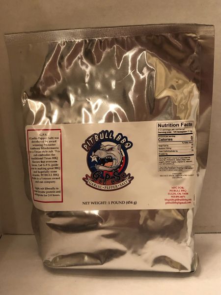 Pitbull BBQ GPS 1 LB Bag