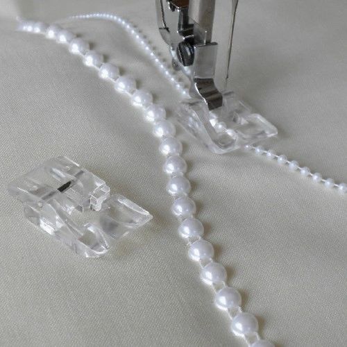 2.5mm, 4mm Pearl Piping Cording Foot Set for Brother Sewing Machine