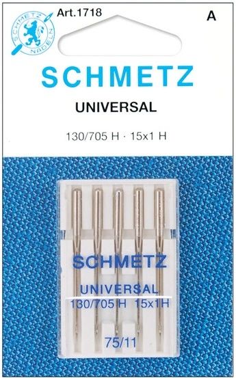 Schmetz Universal Sewing Machine Needles Size 75/11  Gone Sewing ~  Notions, Machine Presser Feet, Bobbins, Needles