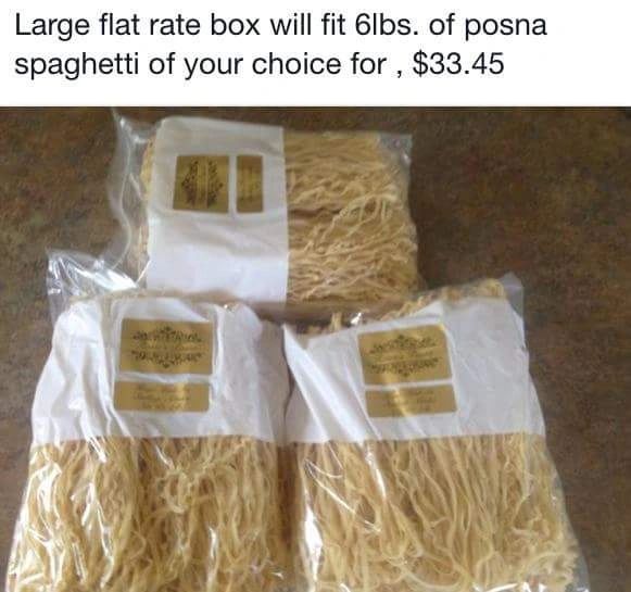 Posna spaghetti package (eggless)