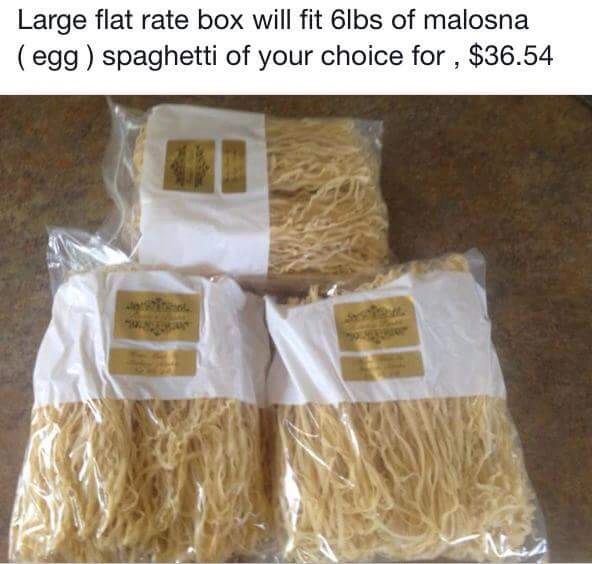 Malosna (Egg) spaghetti package