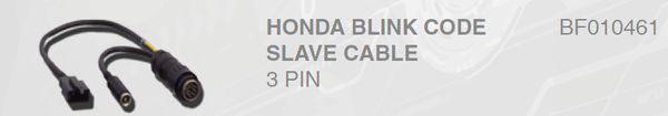 HONDA BLINK CODE SLAVE CABLE 3 PIN BF010461
