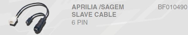 APRILIA / SAGEM SLAVE CABLE 6 PIN BF010490