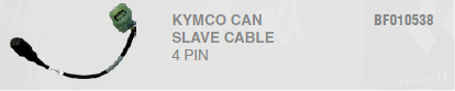 KYMCO CAN SLAVE CABLE 4 PIN BF010538