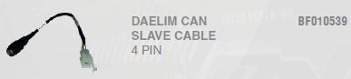 DAELIM CAN SLAVE CABLE 4 PIN BF010539