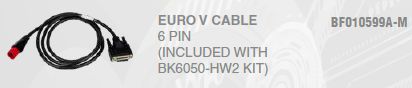 EURO 5 SLAVE CABLE 6 PIN BF010599A-M