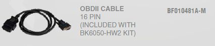 OBD2 SLAVE CABLE 16 PIN BF010481A-M