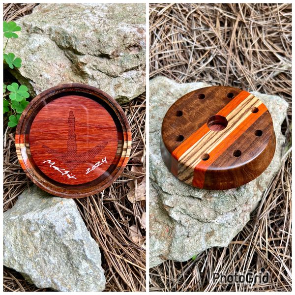 Ipe/Padauk/Zebrawood-Glass