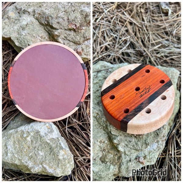 Birdseye/Wenge/Padauk-Red Slate