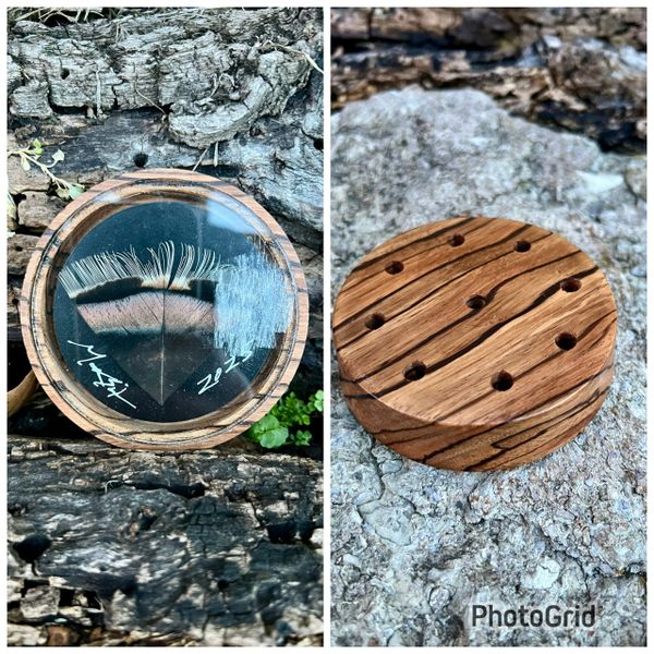 Zebrawood-Glass over Glass