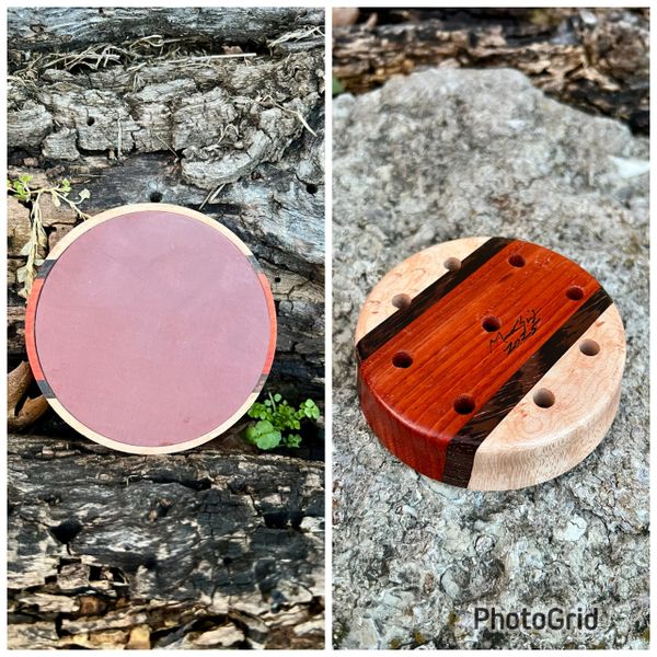 Maple/Wenge/Padauk-Red Slate