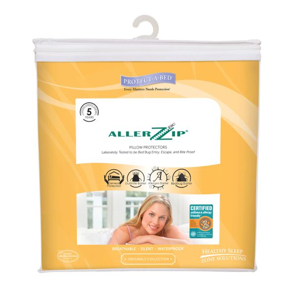 Allerzip store pillow protector