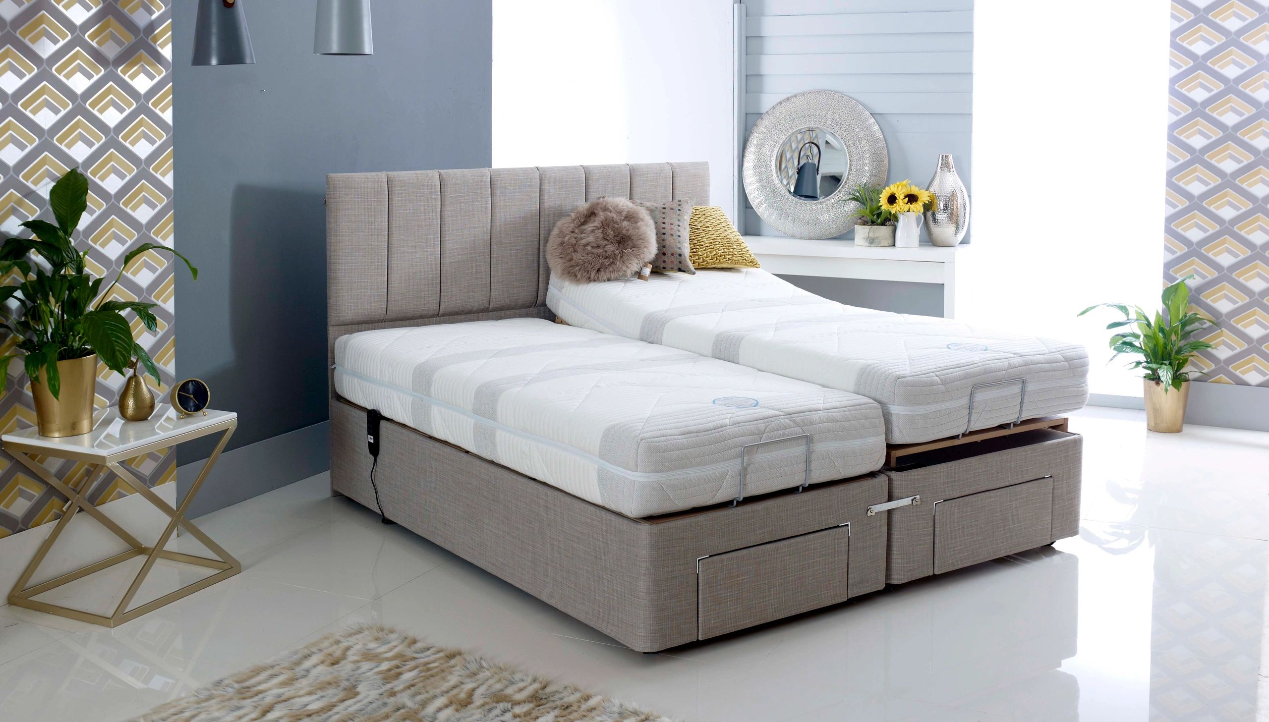 king size comfortaire mattress dual controls