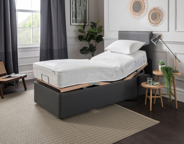 Single bed store adjustable base