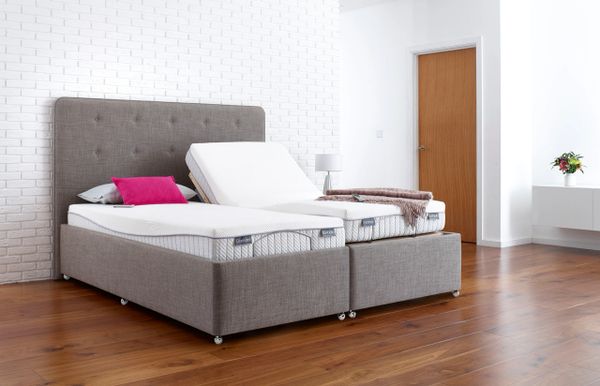 King size electric adjustable store bed base