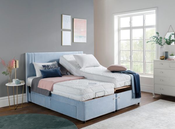 Full size deals adjustable bed set