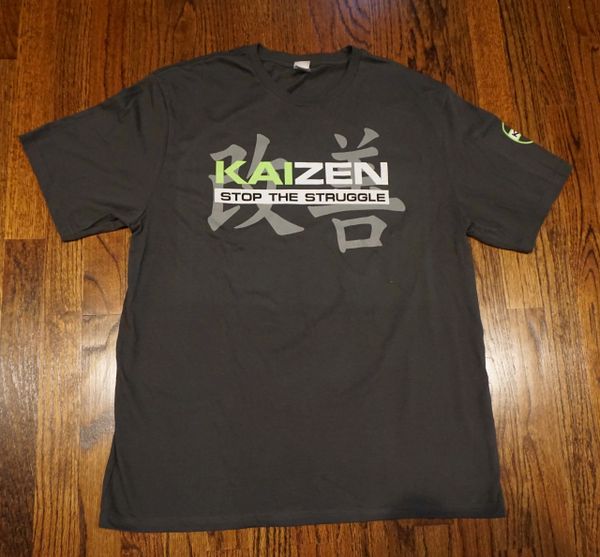 KAIZEN - Stop The Struggle T-shirt (short sleeve)  Kaizen foam inserts for  tool boxes and other cases
