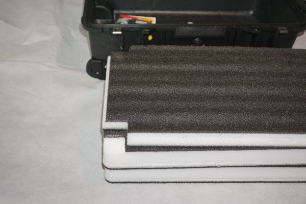 Nila Pelican 1510 Wheeled Case with Custom Foam Insert for Varsa (Black)