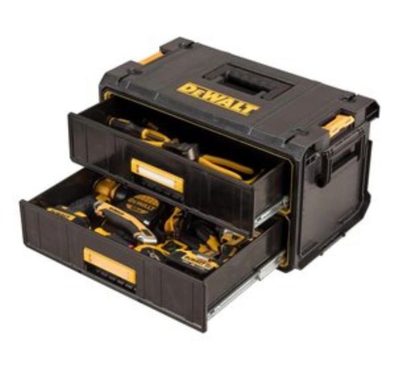 DeWalt 21.8 in. ToughSystem 2.0 Tool Box and ToughSystem 2.0 22 in. Extra Large Tool Box