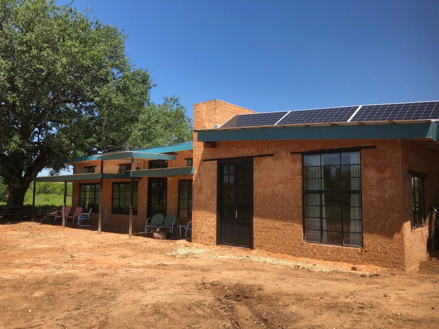 compressed earth block house