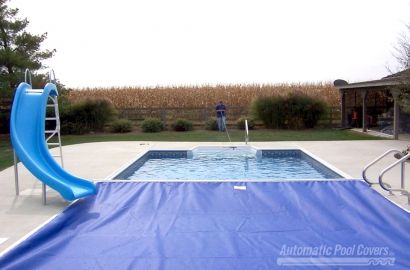 ManualGuard pool cover was designed with limited space and cost
