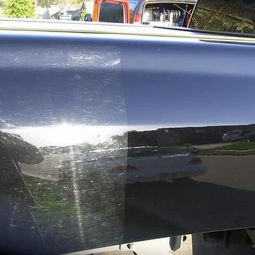 50/50 paint correction after 3 stage polish 