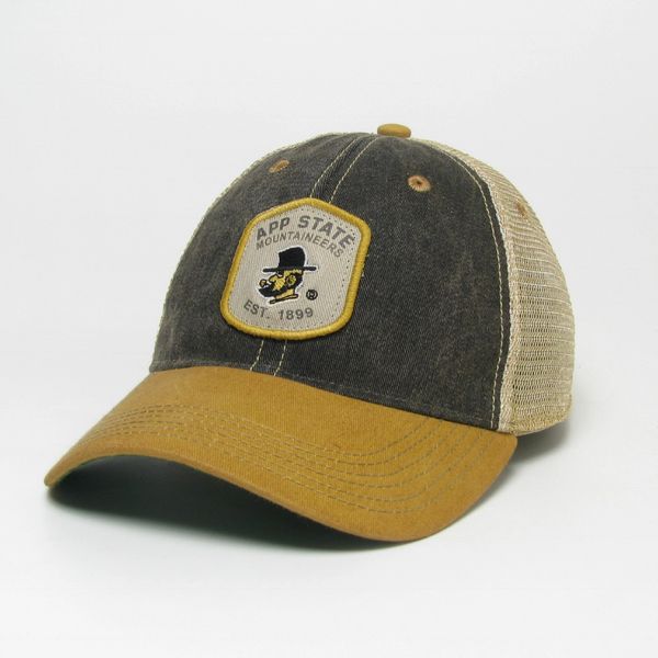 Legacy Trucker Style App State Yosef Patch Hat With Gold Bill