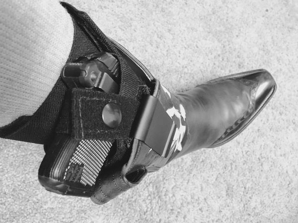 cowboy boot pistol holster