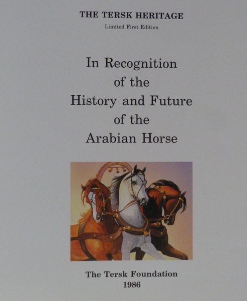 TERSK HERITAGE Limited Special Edition RUSSIAN ARABIAN HORSES HARD TO FIND