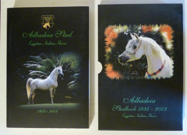 Albadeia Studbook 1935-2003 Egyptian Arabian Horses