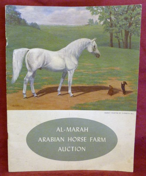 AL-MARAH Arabian Horse Farm Auction ***RARE*** FIRST Production Sale 1956