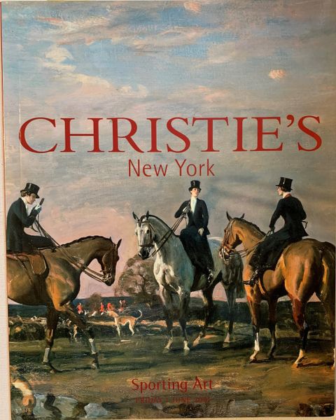 Christie's New York Art Catalog Sporting Art 2001 Equestrian Art