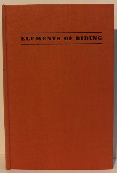 Elements of Riding by R.S. Summerhayes
